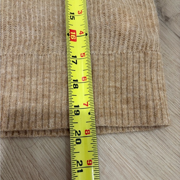 Quince Women's Camel Cowl Neck Sweater - Picture 6 of 7